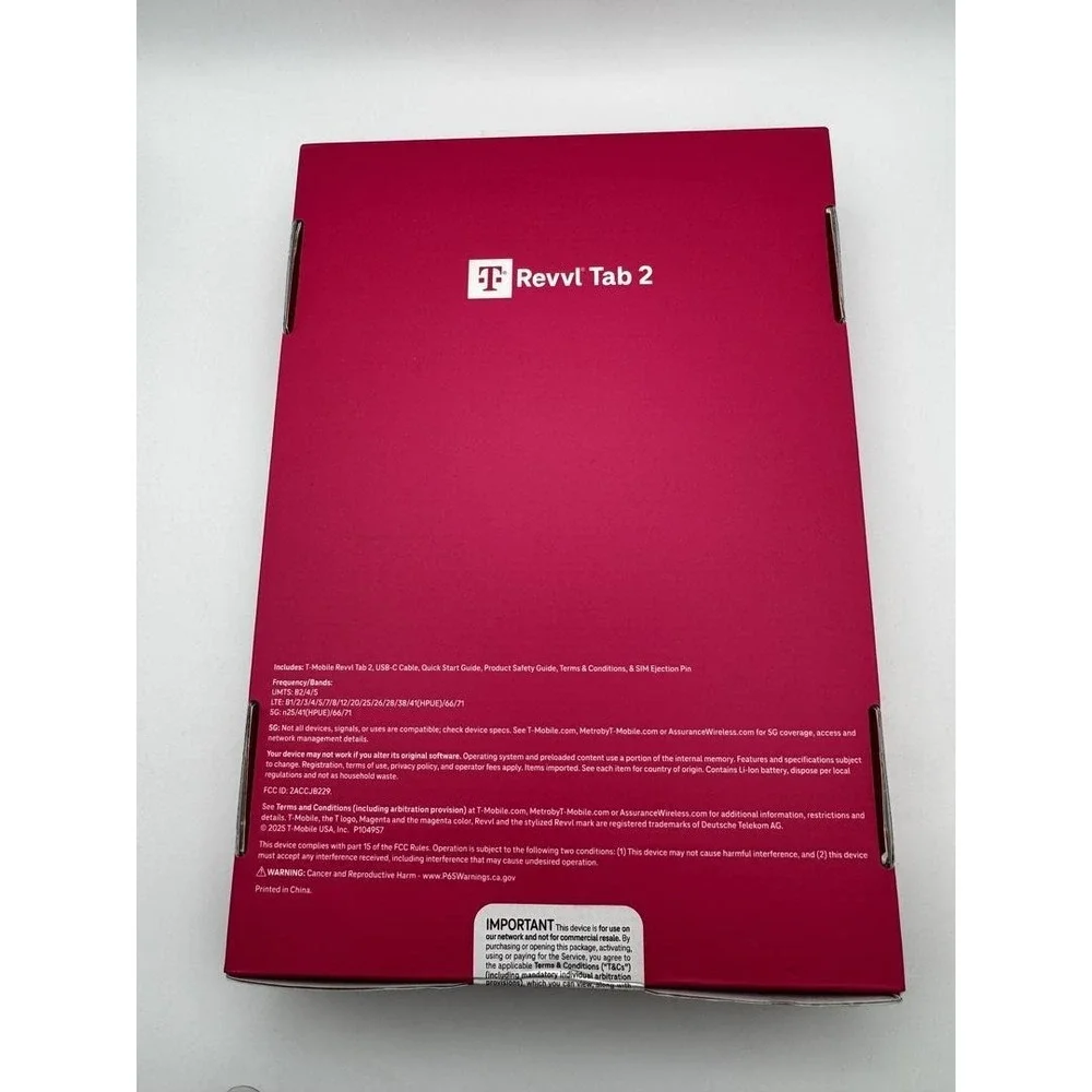 Revvl Tab 2 5G 64GB | Black | T-MOBILE ONLY | METRO ONLY